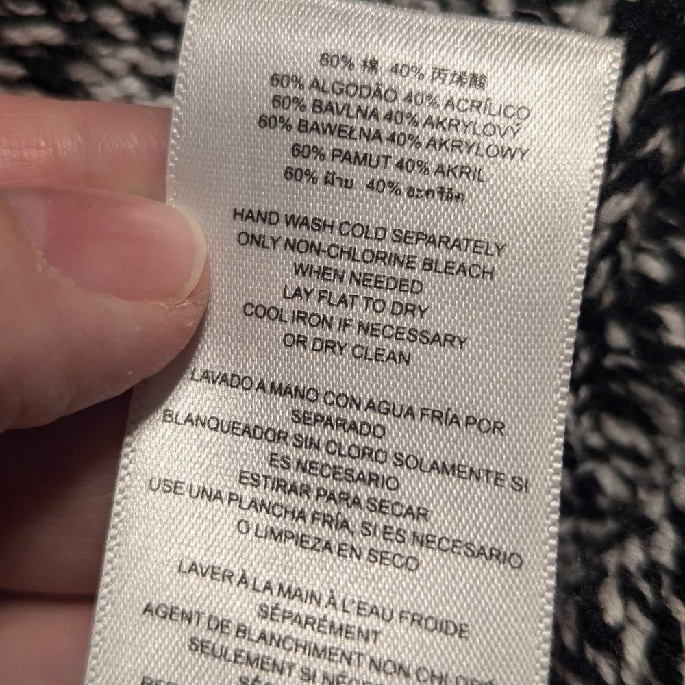 Michael Kors zipper sweater jacket size large - Picture 10 of 11